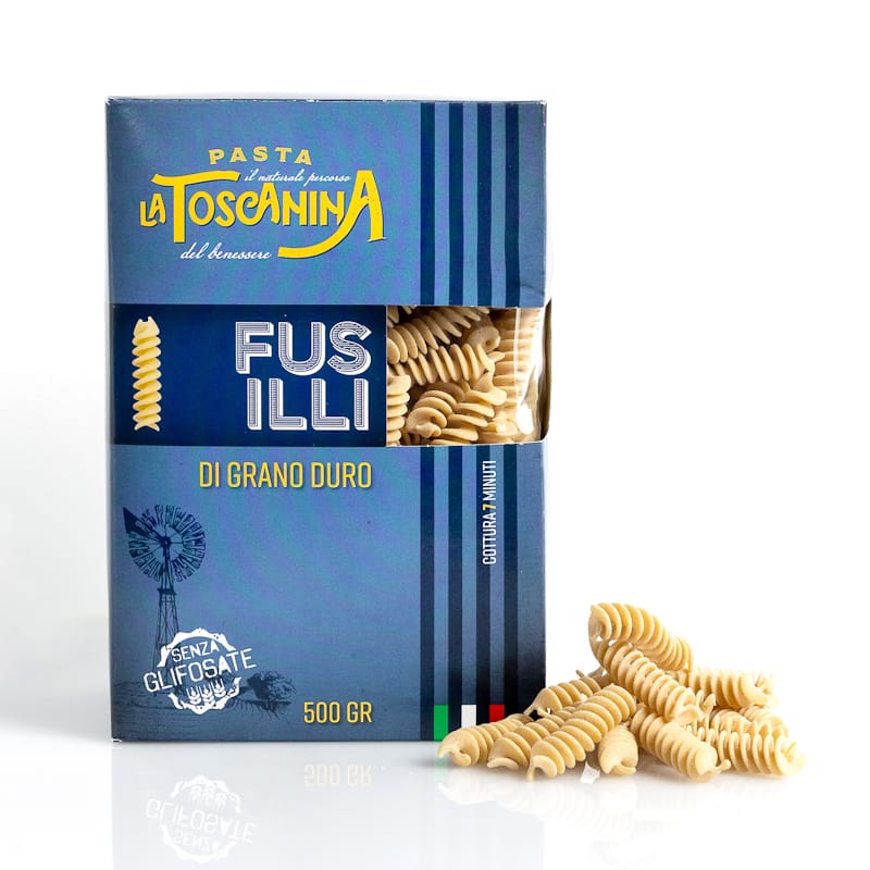 FUSILLI GRANO DURO - TOSCANINA 005 Fusilli grano duro Toscanina