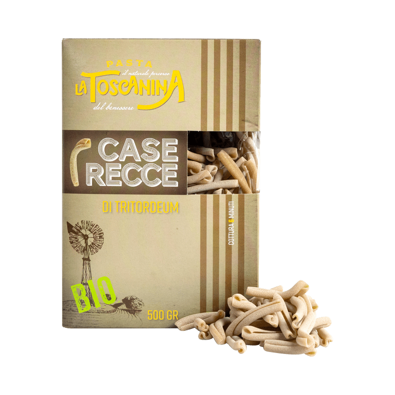 CASERECCE-TRITORDEUM-TOSCANINA Penne di grano duro senza glifosate