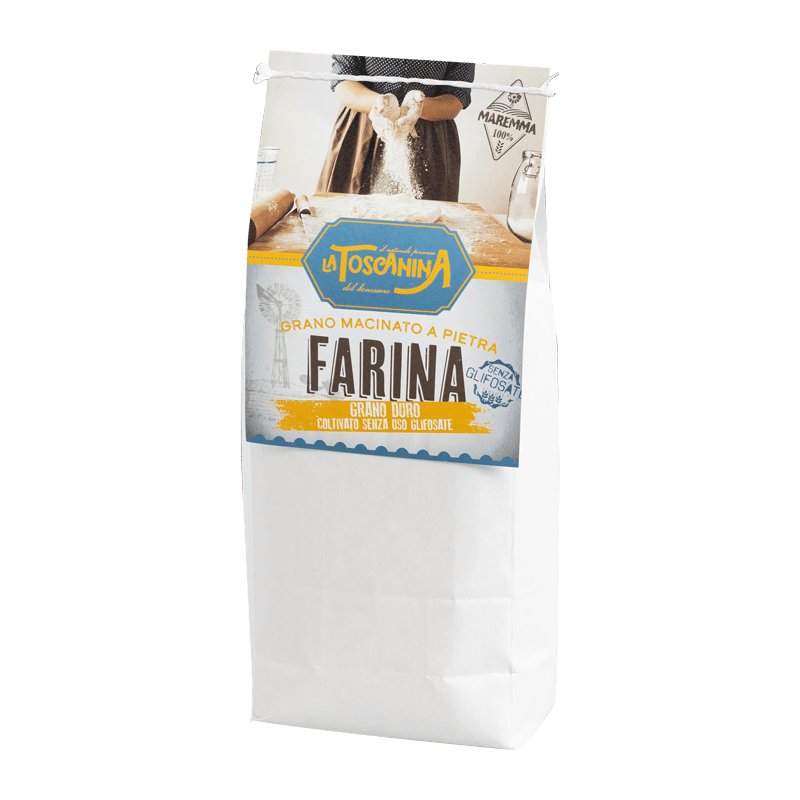 FARINA-SENZA-GLIFOSATE-TOSCANINA farina di grano duro senza glifosate