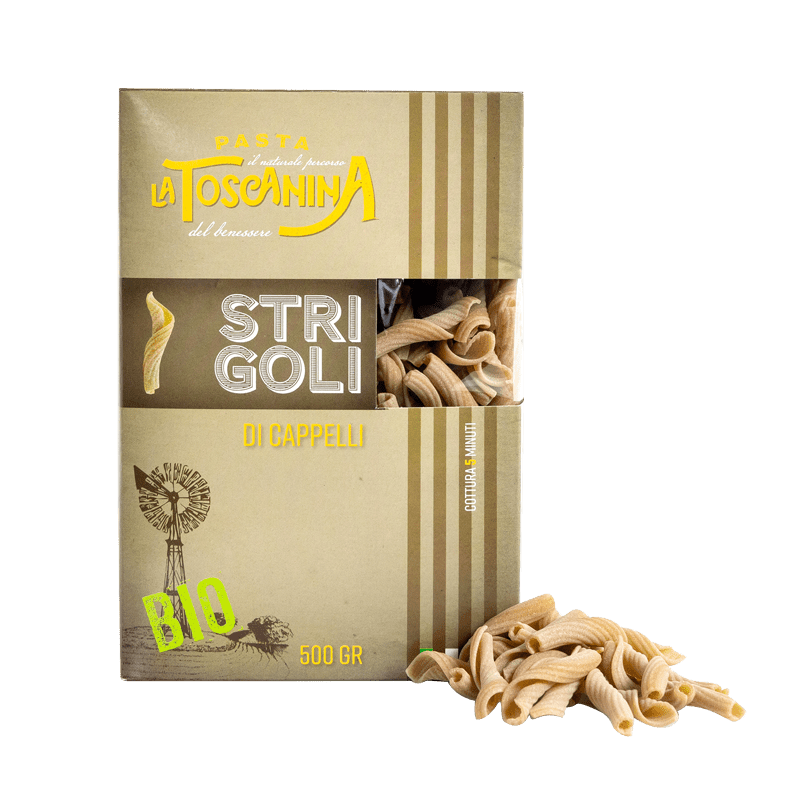 STRIGOLI-CAPPELLI-TOSCANINA Penne di grano duro senza glifosate